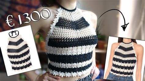 top gucci uncinetto|I recreated a €1300 Crochet Gucci Top .